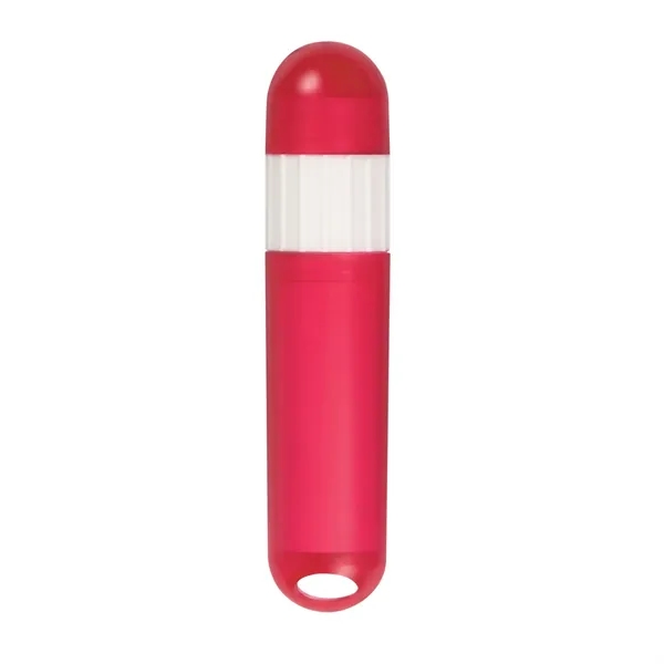 Tran Red/White color option for Lip Balm And Sunstick