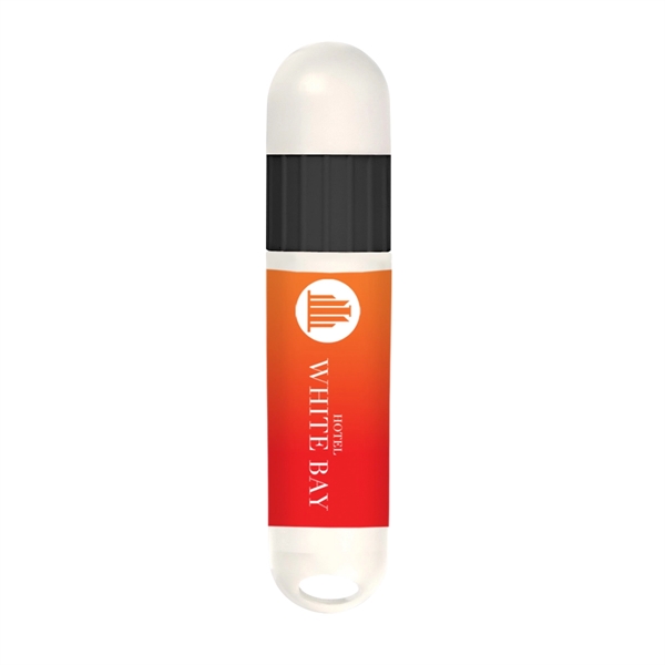 White With Black color option for Lip Balm And Sunstick