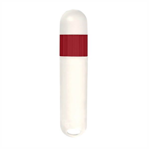 White With Red color option for Lip Balm And Sunstick