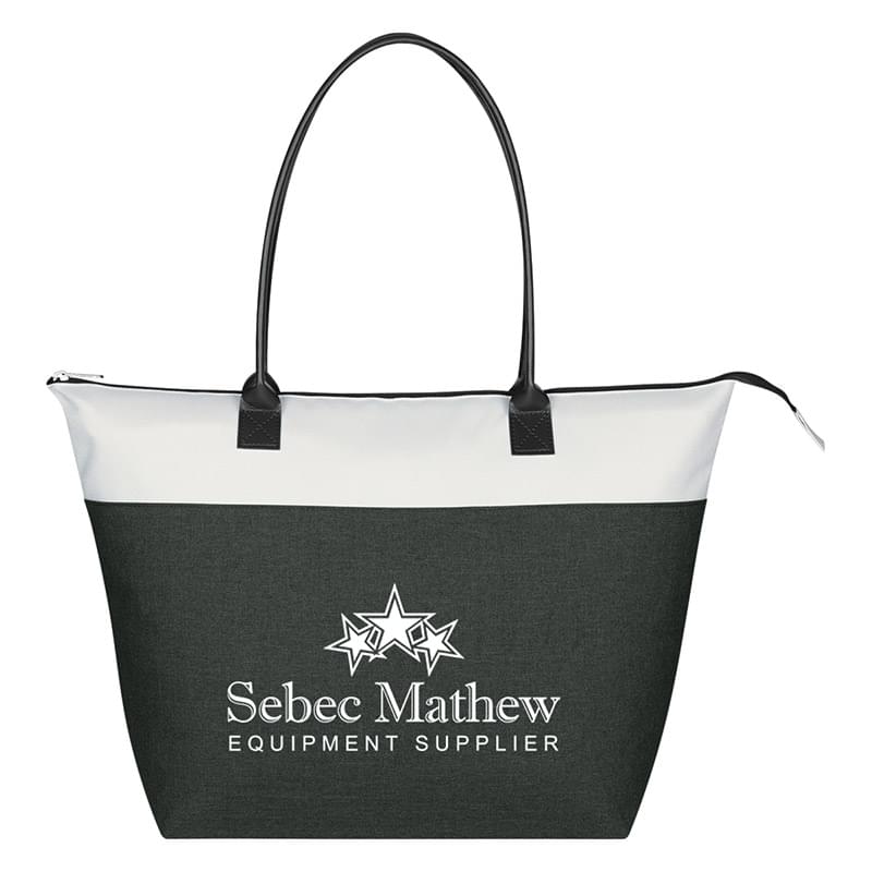 Black color option for Deluxe Tote Leatherette Tote Bag