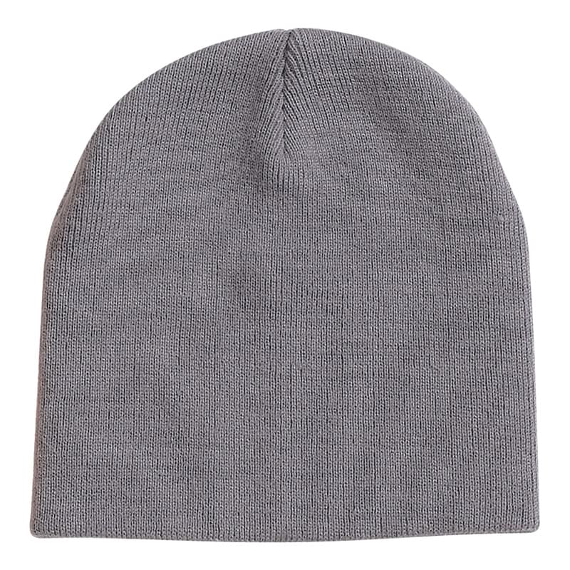 Gray color option for 100% Knitted Beanie Cap
