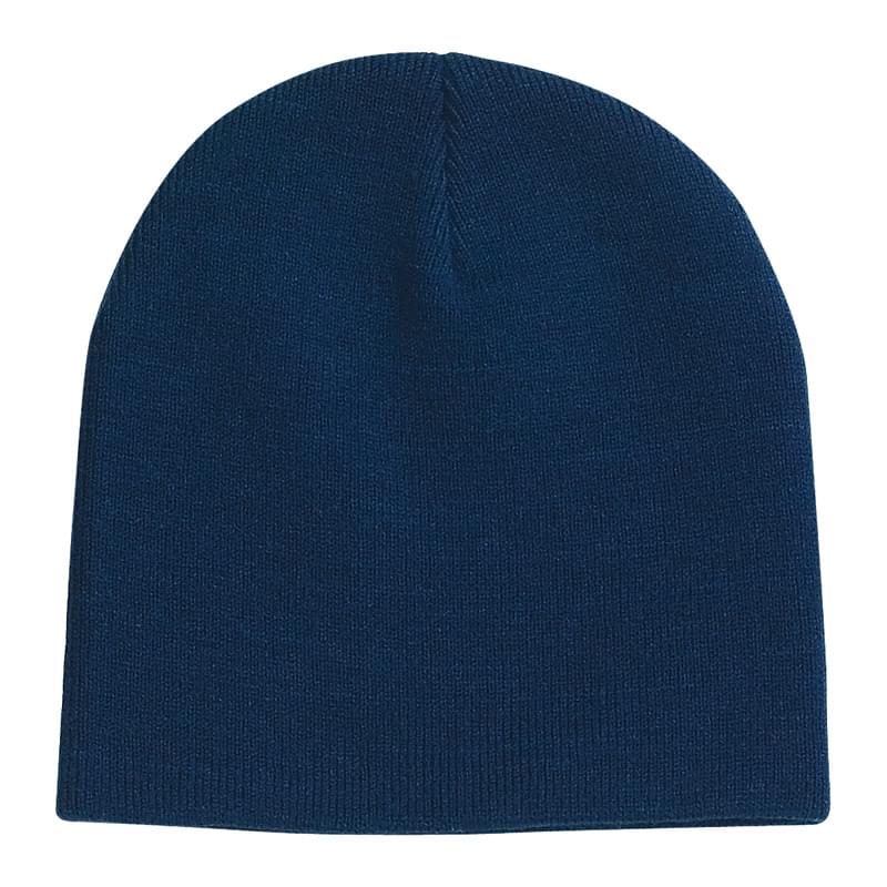 Navy color option for 100% Knitted Beanie Cap