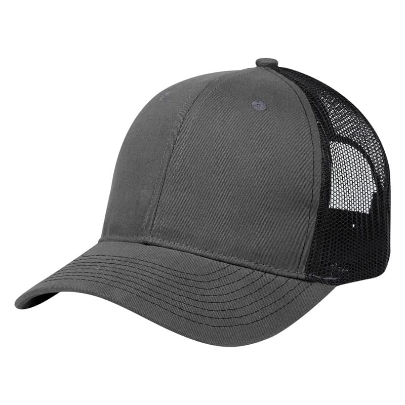 Gray/Black color option for Adjustable Cotton Twill Back Cap