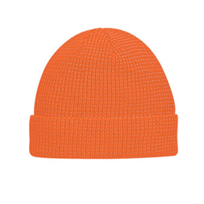 Orange color option for Acrylic Beanie With Cuff