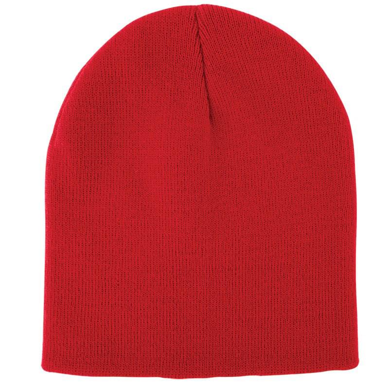 Red color option for 100% Knitted Beanie