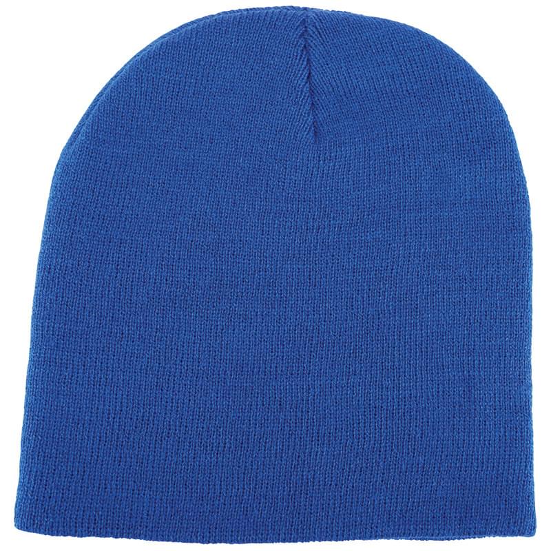 Reflex Blue color option for 100% Knitted Beanie