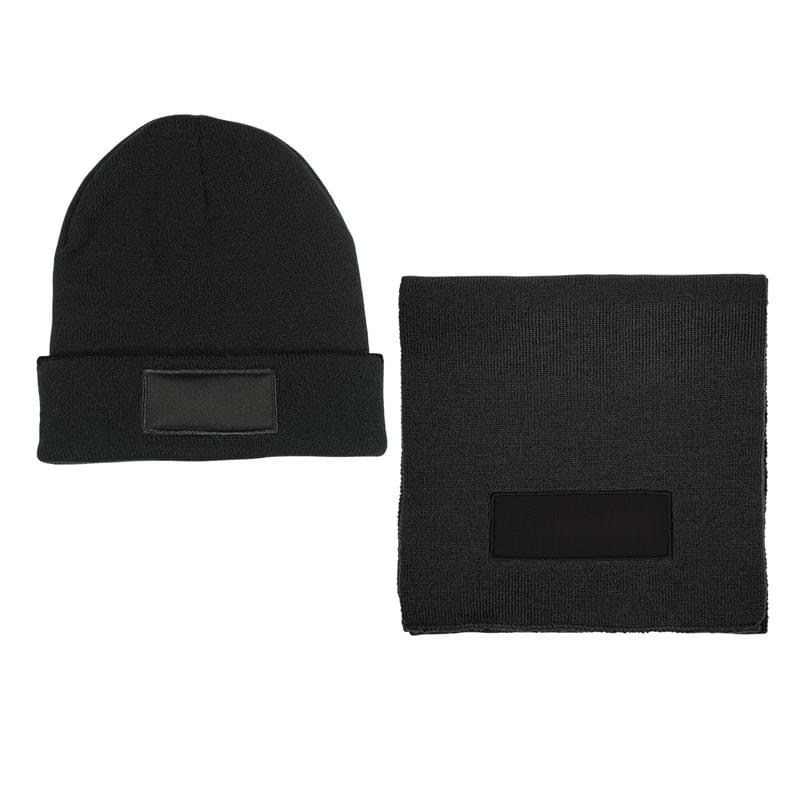 Black color option for Acrylic Knit With Patch Combo