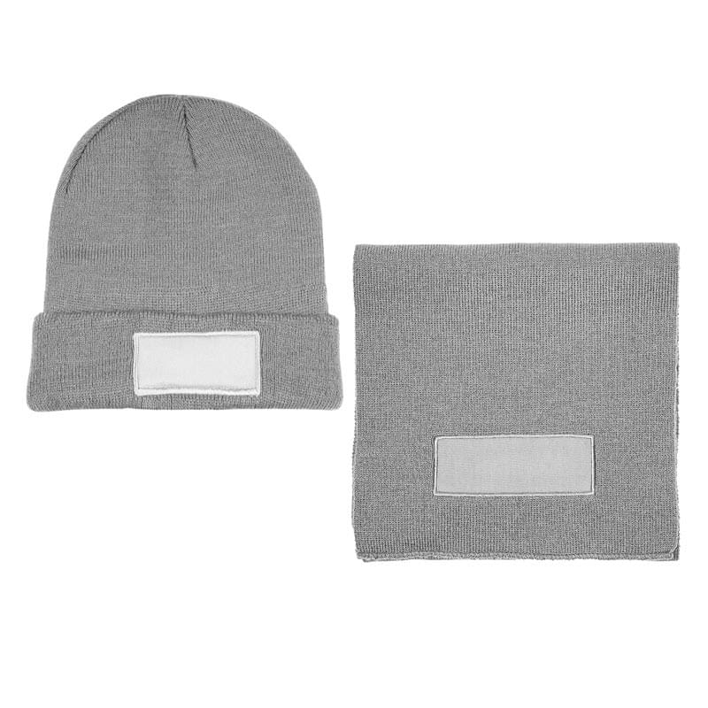 Gray color option for Acrylic Knit With Patch Combo