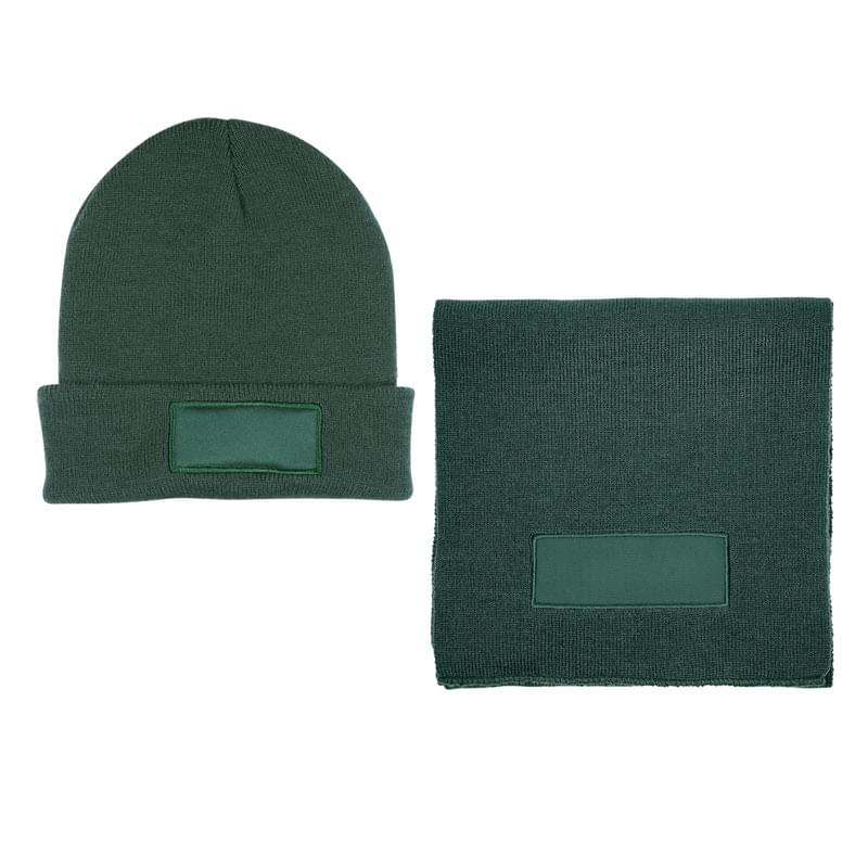 Hunter Green color option for Acrylic Knit With Patch Combo