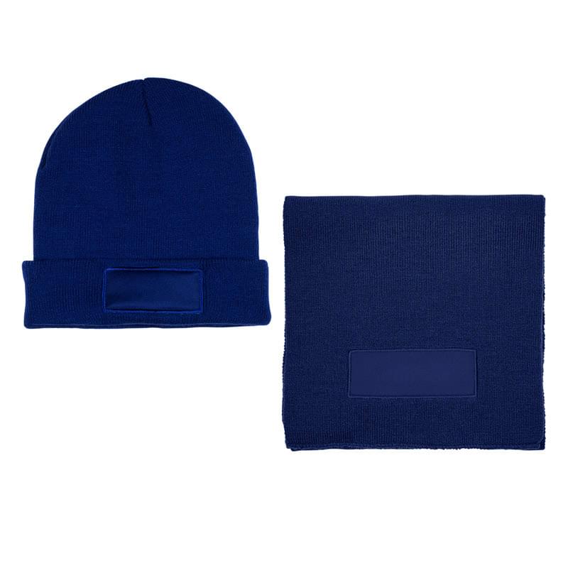 Navy Blue color option for Acrylic Knit With Patch Combo