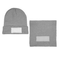 Acrylic Knit With Patch Combo