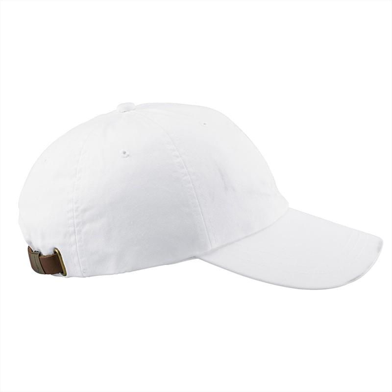 White color option for Adams Optimum Pigment Dyed Cap