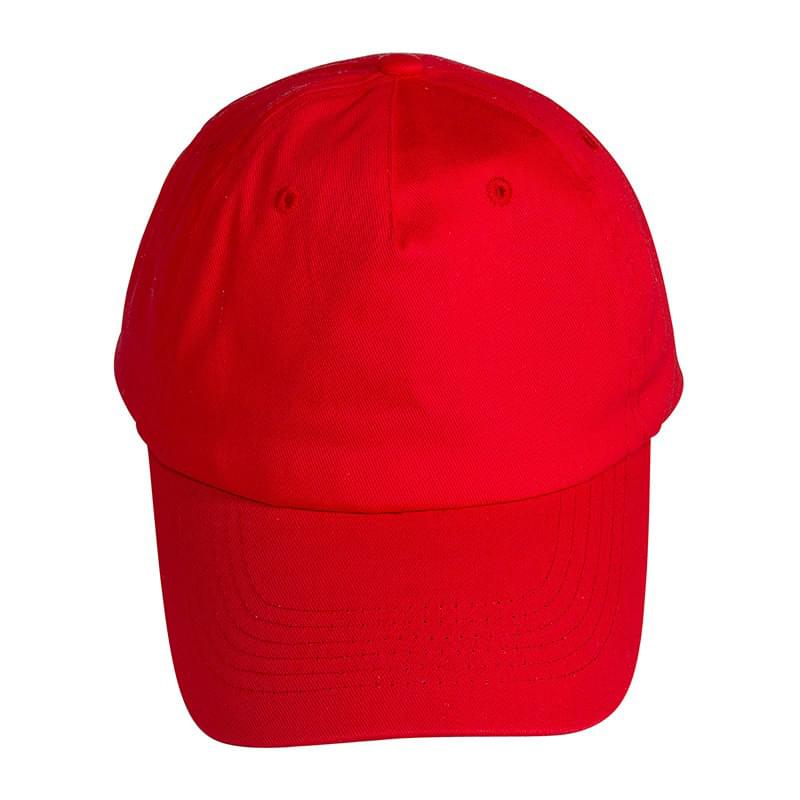 Red color option for 5 Panel Unstructured Cap