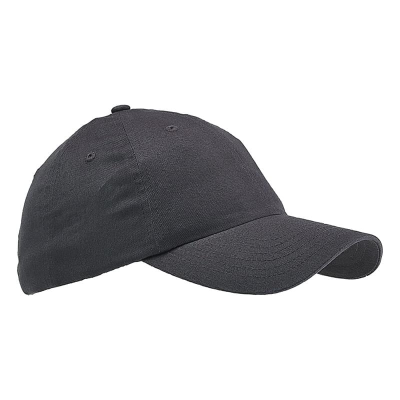 Steel Grey color option for 6 Panel Brushed Twill Cap
