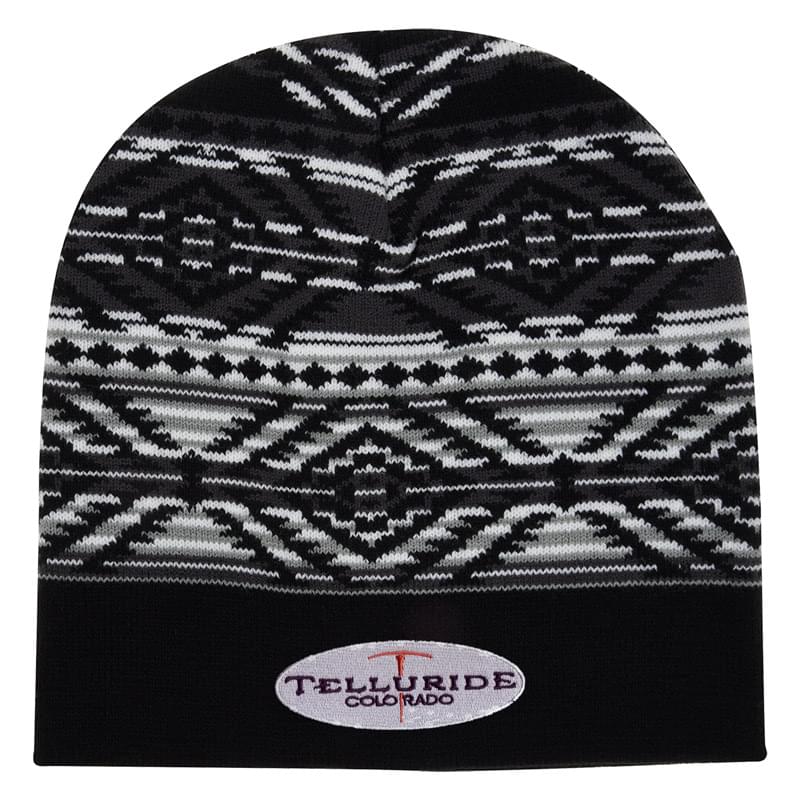 Black/White color option for Breezy Knit Beanie
