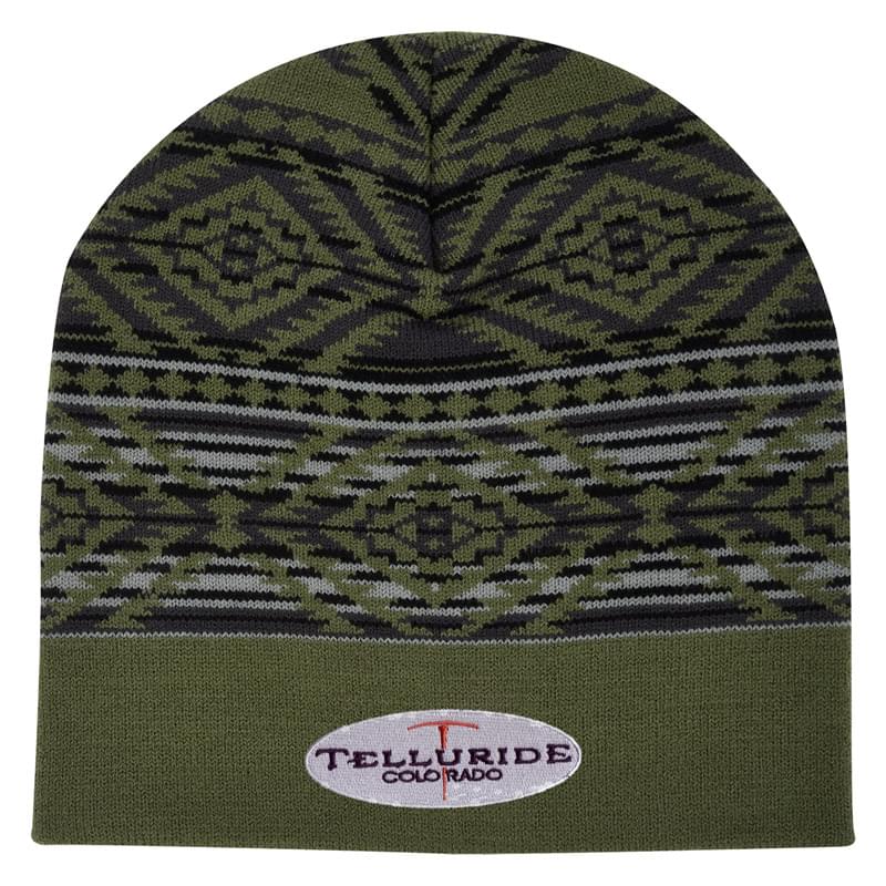Green/Gray color option for Breezy Knit Beanie