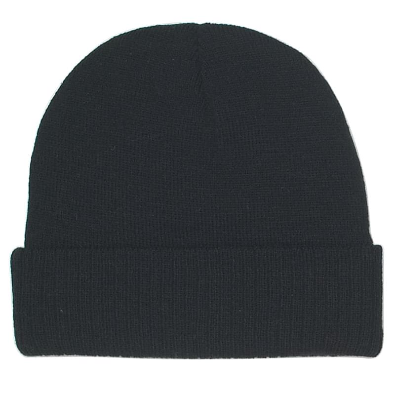 Black color option for 100% Acrylic Knit Beanie