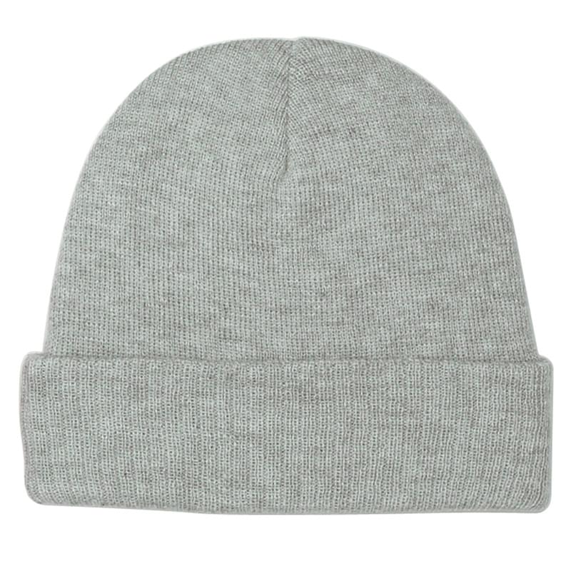 Gray color option for 100% Acrylic Knit Beanie