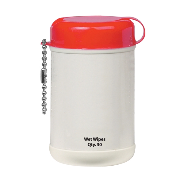 WHITE color option for Mini Wet Wipe Canister