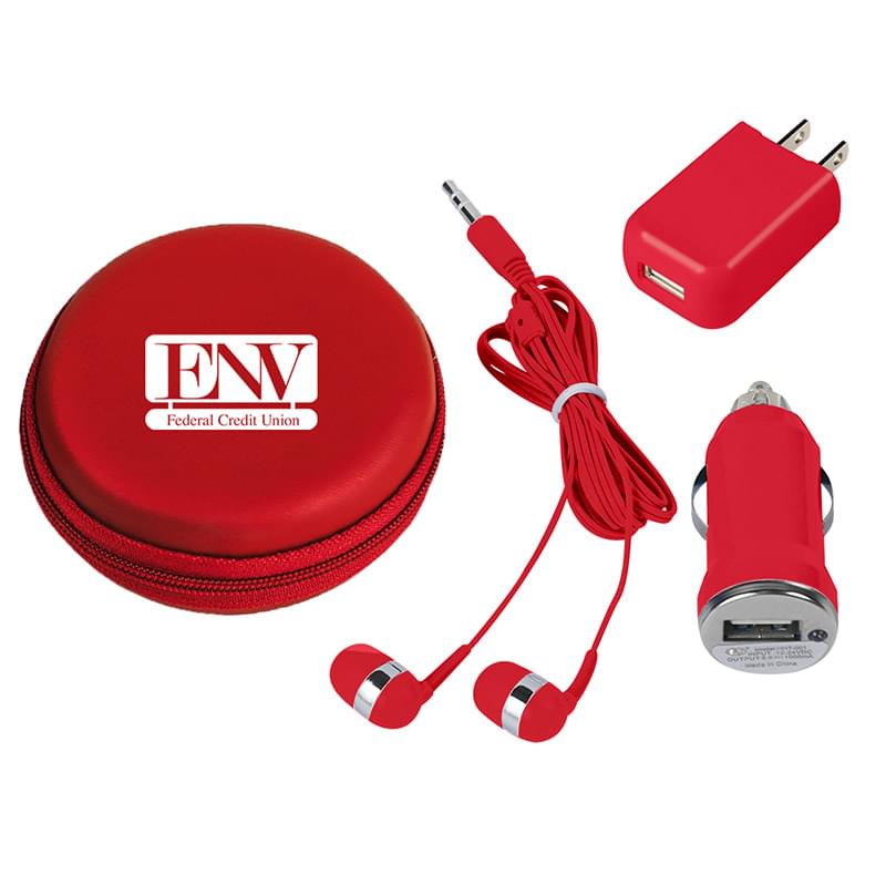 Red color option for 3 In 1 Travel Kit