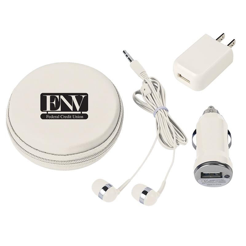 White color option for 3 In 1 Travel Kit