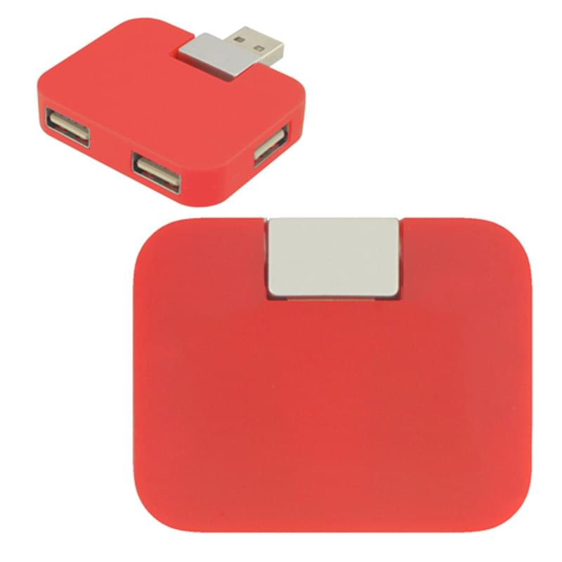 Red color option for 4 Port Mini Usb Hub