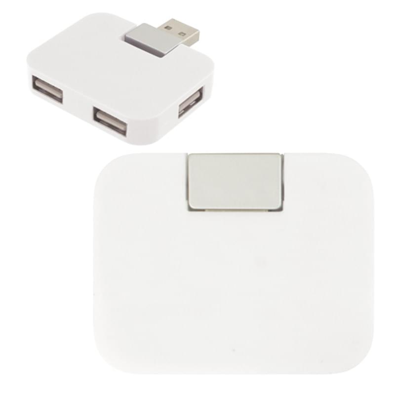 White color option for 4 Port Mini Usb Hub