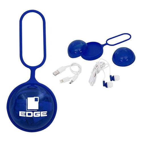 Main photo of 3 In 1 Charging Cable And Earbuds Ball