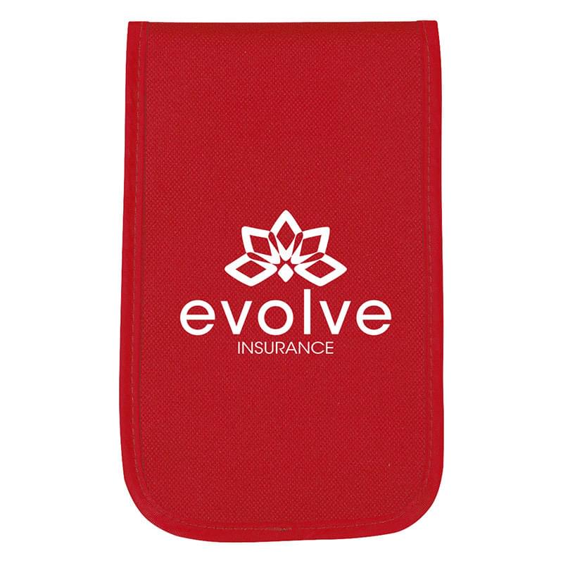Red color option for 600 D Notification Blocker Polyester Pouch