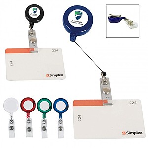 Photo of Retractable Badge Holder With Laminated Label