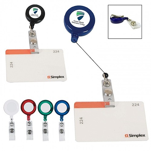 Main photo of Retractable Badge Holder With Laminated Label