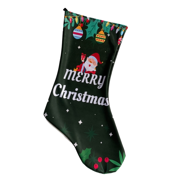 White color option for Custom Holiday Stockings