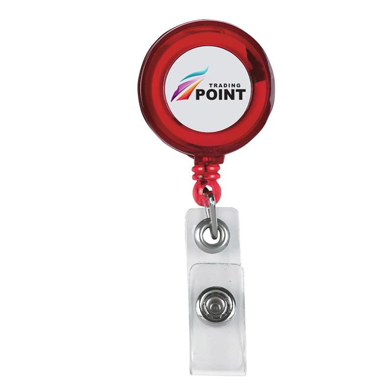 Trans Red color option for Easy Retractable Badge Holder