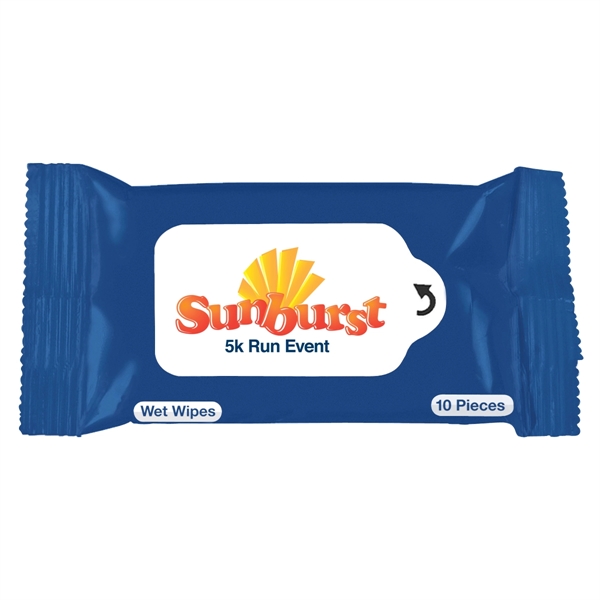 Blue color option for Wet Wipe Packet