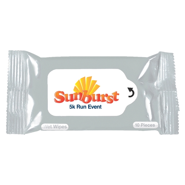 Silver color option for Wet Wipe Packet