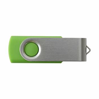 Green color option for Custom Swivel Usb Flash Drives