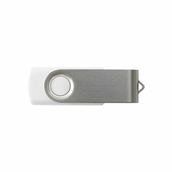 White color option for Custom Swivel Usb Flash Drives