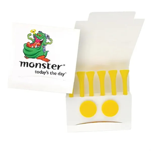 Photo of Custom Printed Matchbook Packet With 6 Tees & 2 Ball Markers