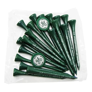 Photo of Golf Tee Poly Packet With 20 Tees & 2 Ball Markers
