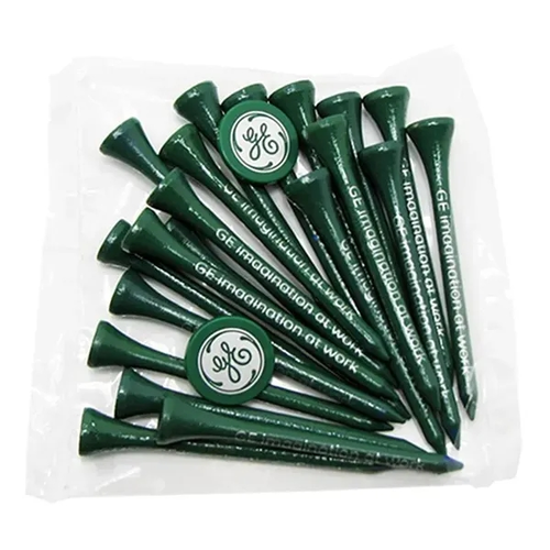 Main photo of Golf Tee Poly Packet With 20 Tees & 2 Ball Markers