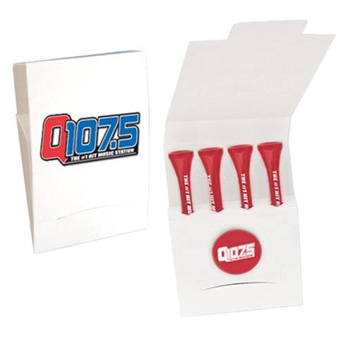 Photo of Custom Printed Matchbook Packet With 4 Tees And 1 Marker(imprinted)