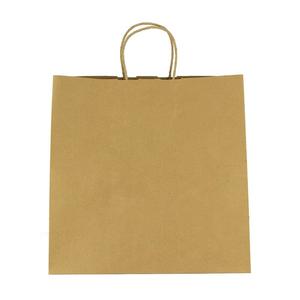 Photo of Kraft Paper Brown Shopping Bag   10" X 10"