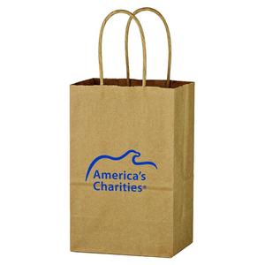 Photo of 5 1/4" X 8  1/4" Kraft Paper Bag