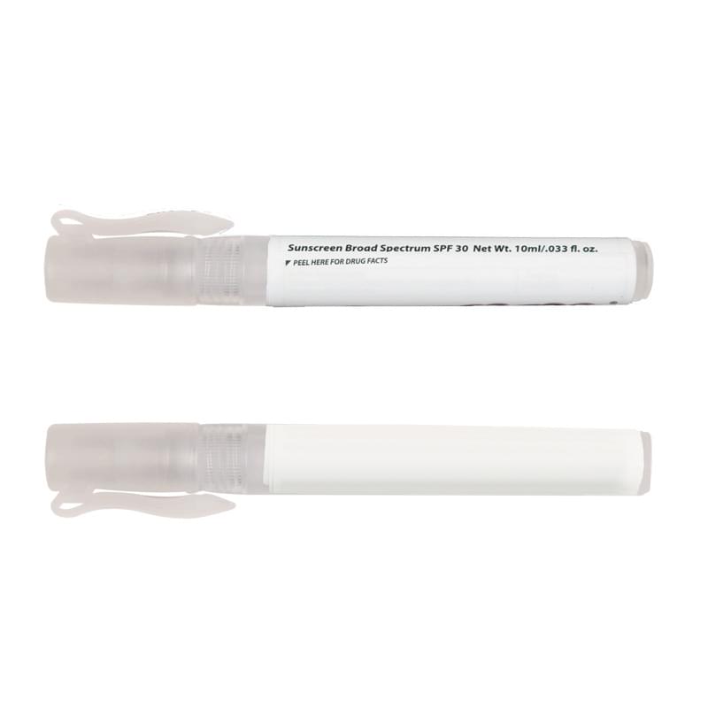 Clear Frosted color option for Sunscreen Spray   Spf 30   0.33 Oz./10 M L