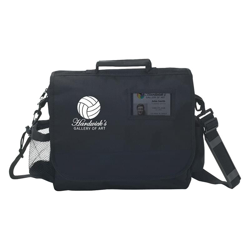 Black color option for Messenger Bag With Organizer Compartments