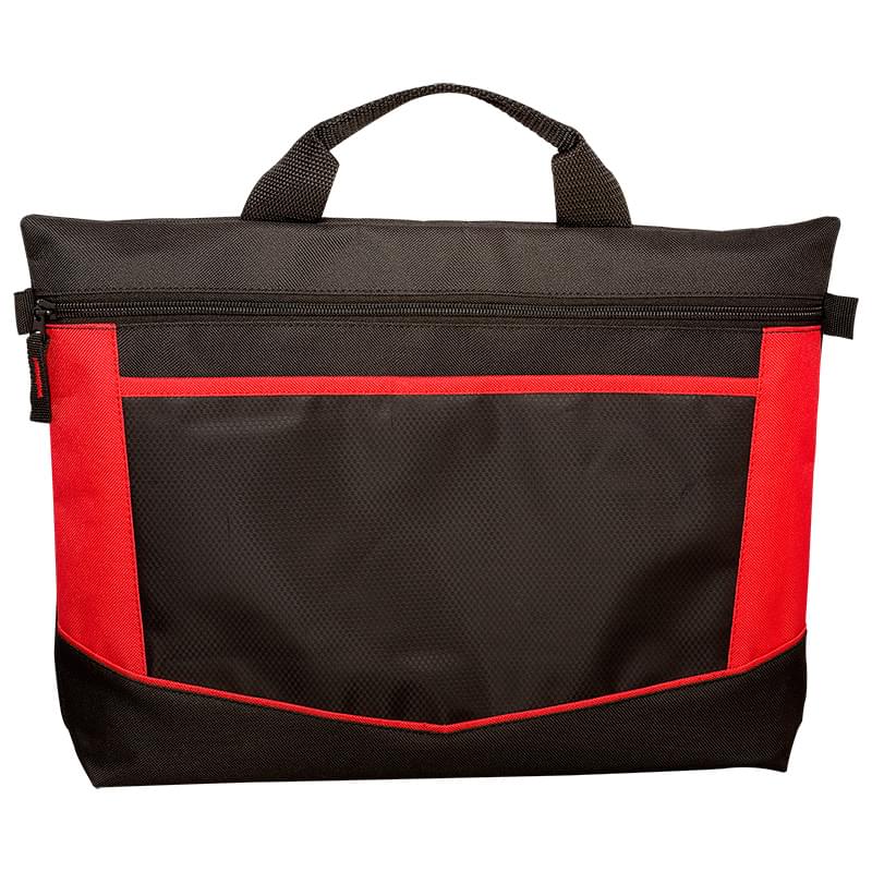 Red color option for Go Fer Lightweight Polyester Briefcase