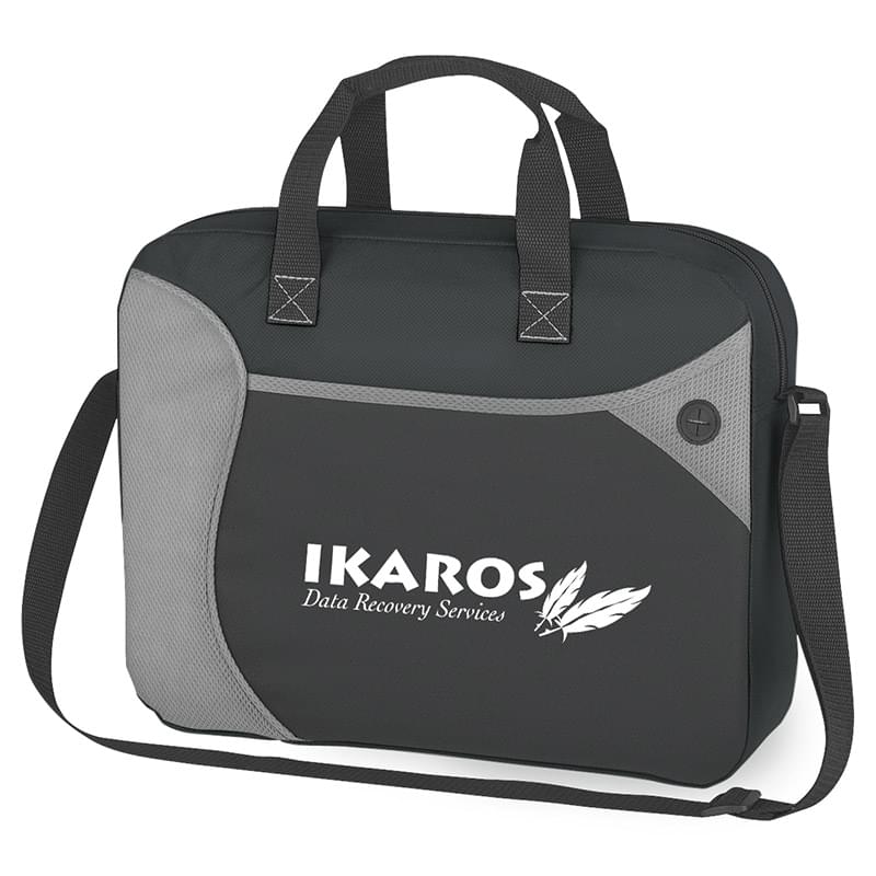 Black color option for Non Woven Messenger With Organizer Bag