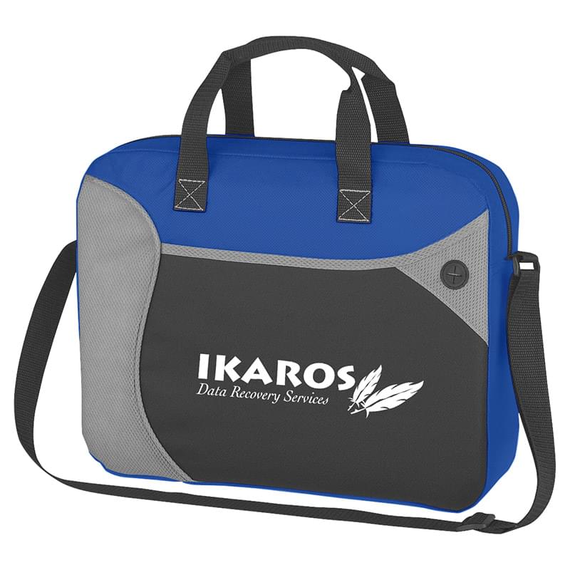 Royal Blue color option for Non Woven Messenger With Organizer Bag