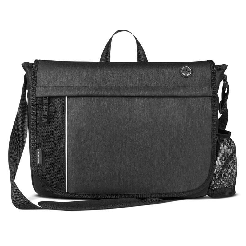 Heather Dark Gray color option for Austin Nylon Collection Messenger Bag