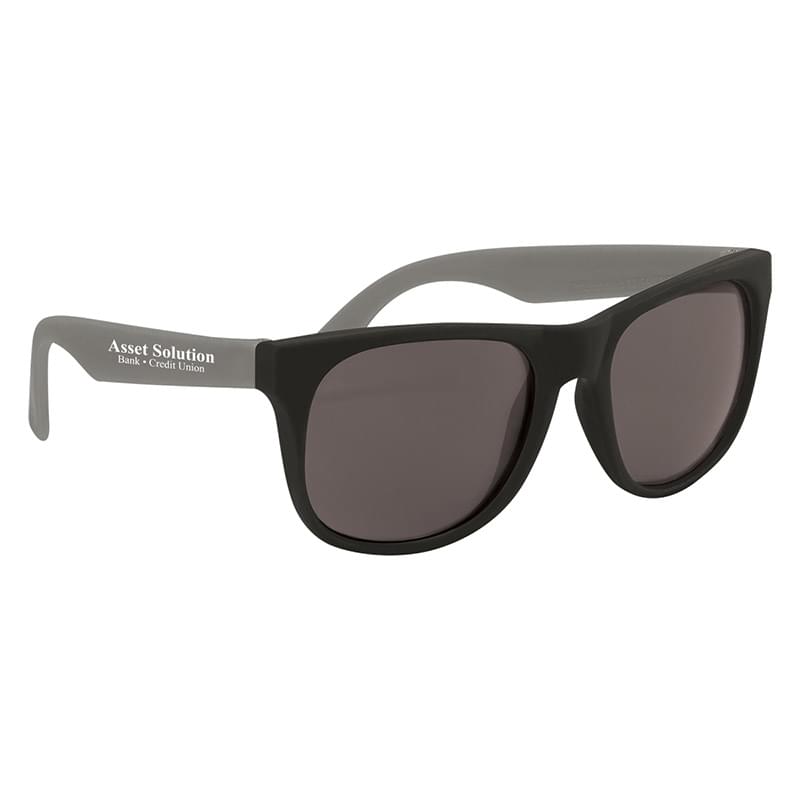 Black/Gray color option for Flexible Rubber Sunglasses